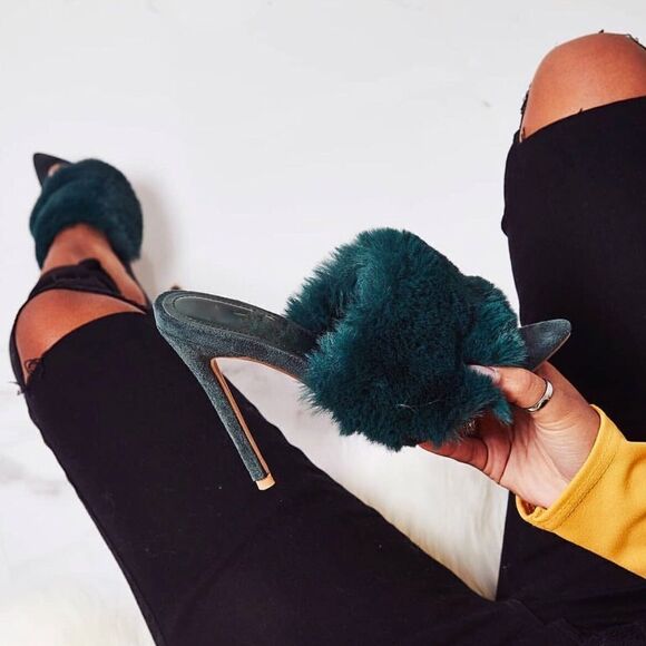 Limited edition Evergreen baddie bae pointy mules - Picture 6 of 8